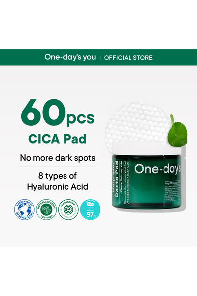 ONE DAYS YOU One-Day's You 60'lı Kore Cilt Onarıcı ve Leke Karşıtı Ped - 8 Çe...