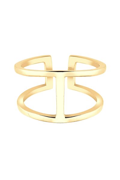 ELLI Ring Geo Minimal Trend 925 Sterling Silver