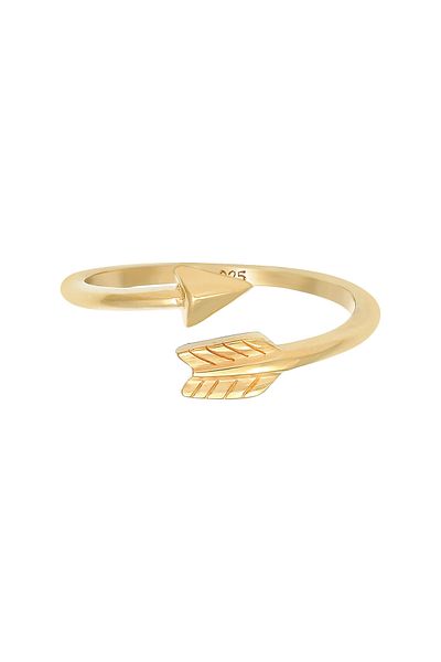 ELLI Ring Ladies Arrow Amore Love Open Vintage In 925 Sterling Silver