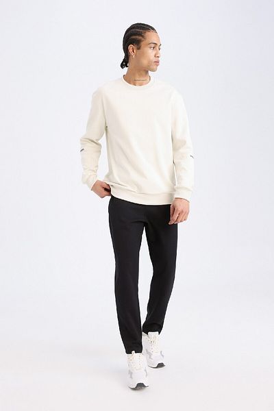 DeFacto Φούτερ DeFactoFit Slim Fit Jogger - Λεπτή εφαρμογή με φερμουάρ S3309AZ25SP