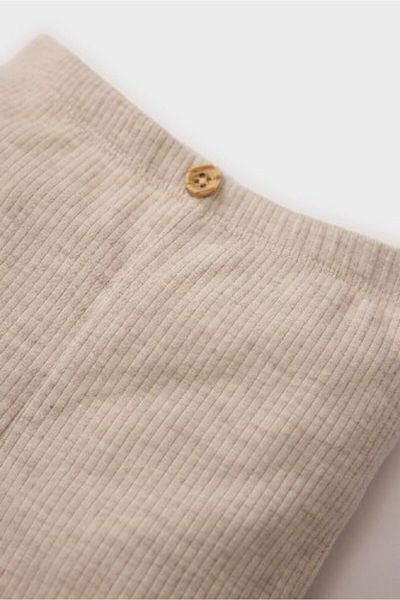 DeFacto Baby-Mädchen-Leggings mit geradem Bein, gerippt, Z4676A225SP
