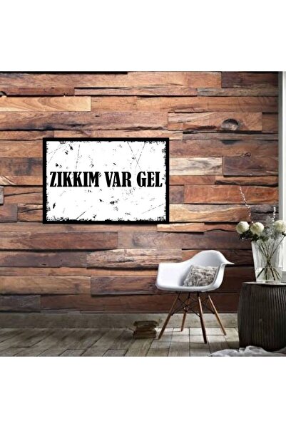 DURUSOY Ξύλινη ρετρό αφίσα από MDF, Αστεία αποφθέγματα, Γραφές τοίχου, Τοπίο,...