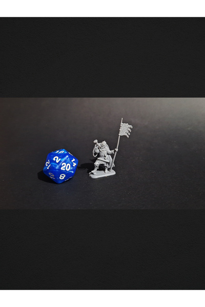 DiceLand Viking Barbar Diorama DND RPG Koleksiyon Mini Figür 3