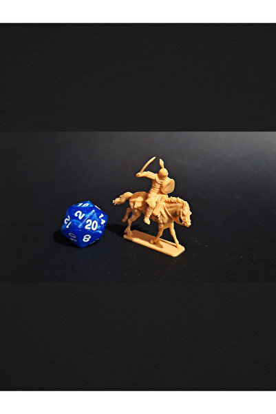 DiceLand Çöl Serisi Atlı Asker Süvari Şövalye Koleksiyon Diorama DND RPG Mini...