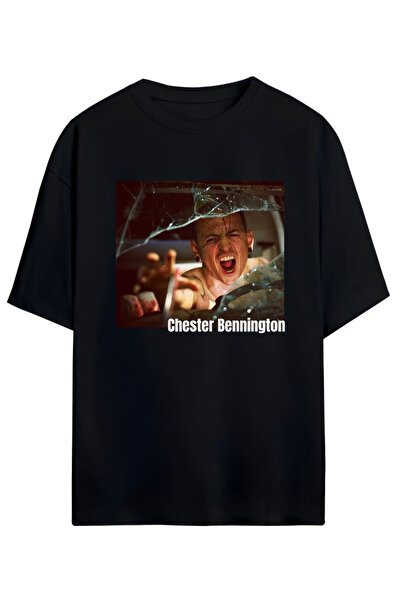 MAGORS LINKIN PARK Chester Bennington Tricou unisex oversize din bumbac sezon...