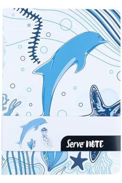 STOREMAX Muartshop Notebook Notebook 15 X 21 Lined Patterned Sky Blue 871301