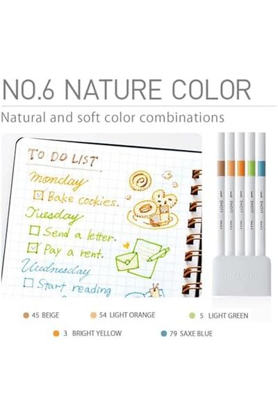 STOREMAX Pem-Sy/5C.06 More Detailed Fineliner Colors 5 0.4 Nature Fineliner