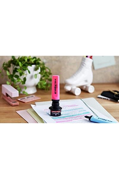 STOREMAX 344 Highlighter Set |   Yellow, Orange, Blue, Pink, Green |   5 Highlighter |   2-5 mm