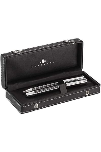 STOREMAX Black Fountain Pen + Everlasting Pen 1008Dt Lake Active Series