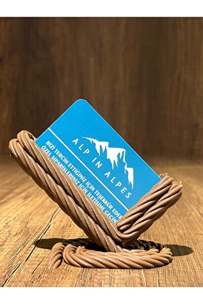 Alp in Alpes Θήκη επαγγελματικής κάρτας με πλεκτό σχέδιο