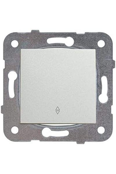 STOREMAX Shopwave - White Veavien Novella Met for Child Protection, Quick Connect Mechanism+Button Cover