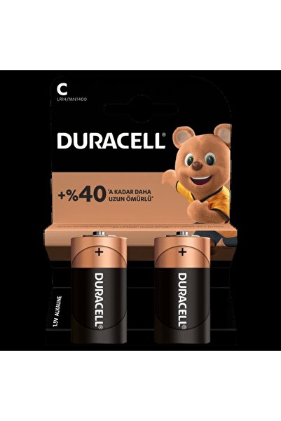 Duracell C Boy Pil 1,5V 2 Adet