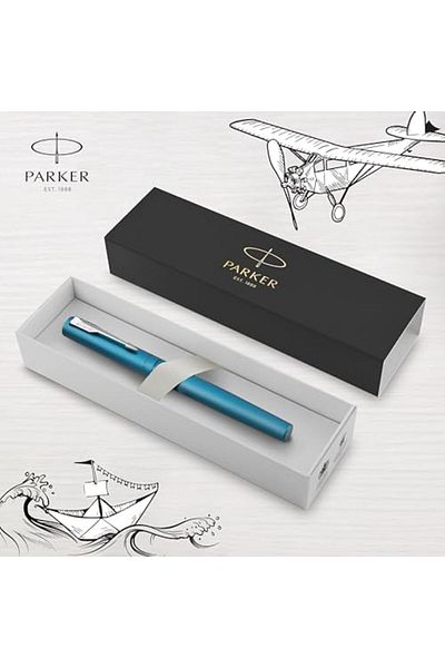 STOREMAX Jvnnshop Fountain Pen Vector XL Matte Teal m Blue 646268