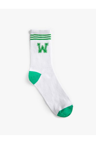 Koton College Socket Socks Processing Detailed