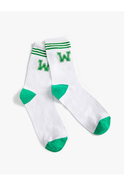 Koton College Socket Socks Processing Detailed