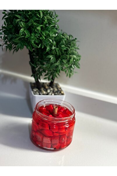 HEMY GLOW Sevgililer günü özel kalpli kavanoz kokulu mum