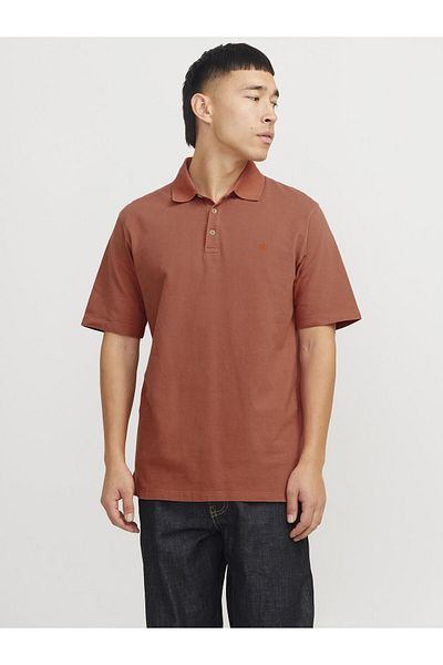 Jack & Jones Premium Poloshirt Einfarbig Hemdkragen Poloshirt