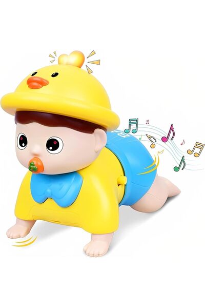 Paporich لعبة زحف للأطفال من عمر 6 إلى 12 شهرًا، لعبة تعليمية موسيقية مزودة ب...