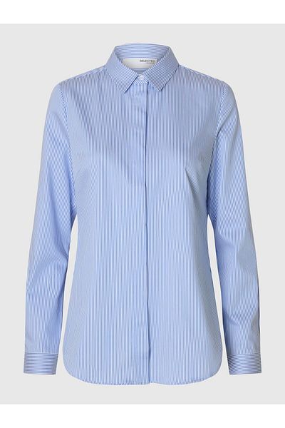 Selected Femme Streifenshirt Taillierte