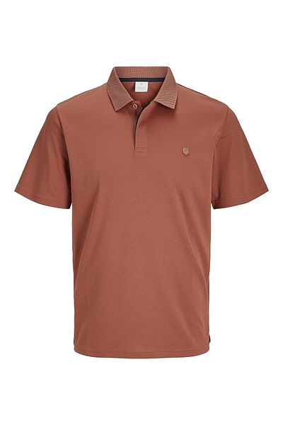 Jack & Jones Premium Poloshirt Einfarbig Hemdkragen Poloshirt
