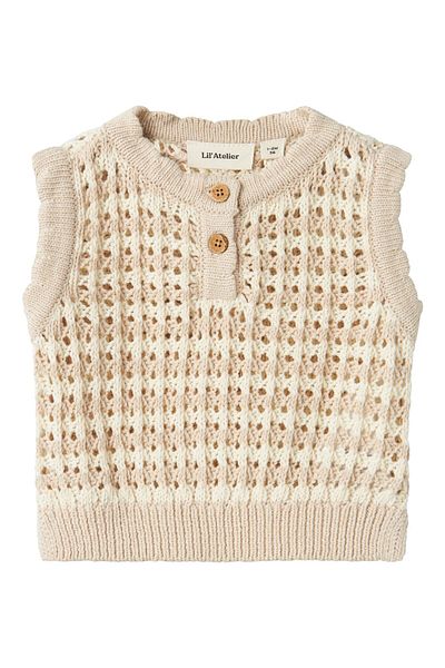 Lil' Atelier Baby Strickweste Bio-Baumwoll