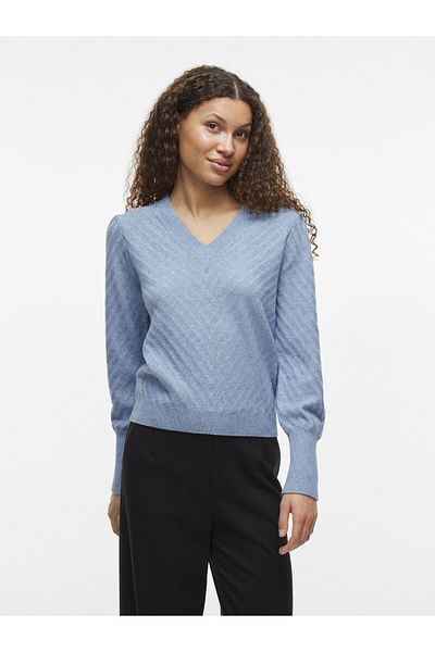 VILA Strickpullover V-Ausschnitt