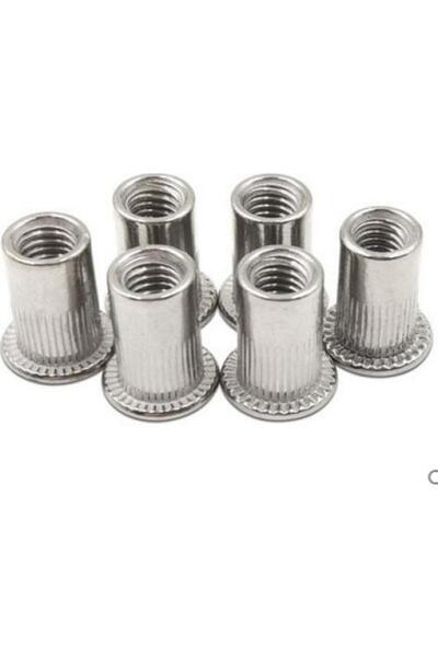 AY-CİV Ayaz M4 Perçin Somun Yuvarlak Flanşlı 100 Adet