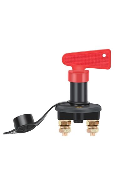 Choice Black Red Car Battery Disconnect Switch M8 Power Isolator Cut Off Kill Switch For Truck Boat Marine