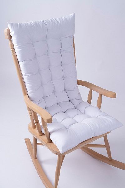 ALTINPAMUK Λευκό Selen Luxury Chair Cushion - Πάγκος 120x50cm, Swing Swinging