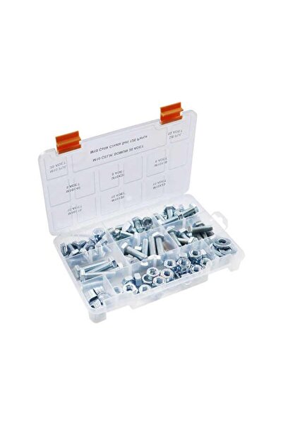 AY-CİV Ayaz M10 Çelik Civata Seti Anahtar Başlı 126 Parça