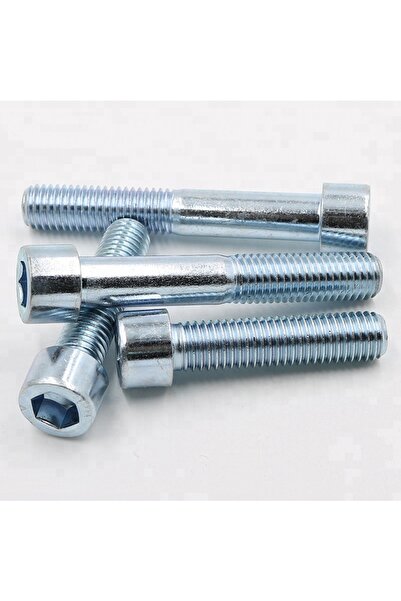 AY-CİV M6X40 İmbus Civata 50 Adet DIN 912 Galvanizli