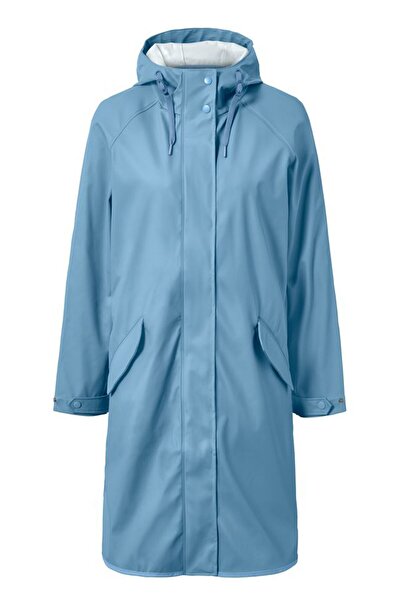 Tchibo Women Plain Raincoat, Blue