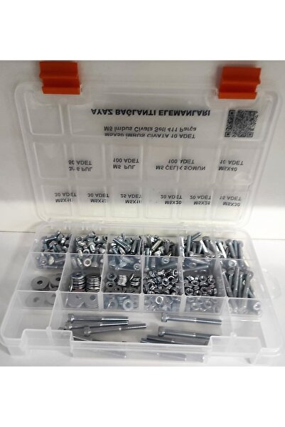 AY-CİV Ayaz M5 Imbus Civata Seti 411 Parça Dın 912 Alyan