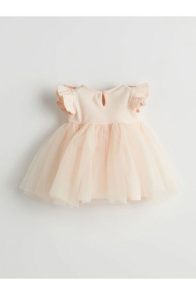 LC Waikiki Basic Lace Tulle Baby Girl Dress
