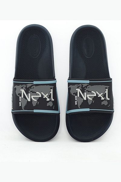 LETAO Urban Men's Black Comfortable Beach Pool Wet Floor Slippers