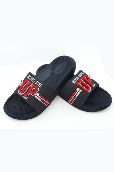 LETAO Urban Men's Black Comfortable Beach Pool Wet Floor Slippers