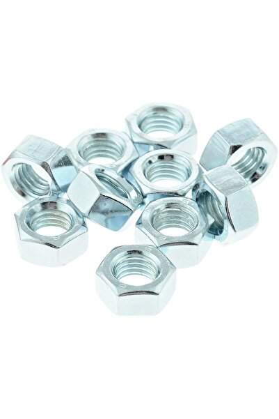 AY-CİV M8 Çelik Somun 100 Adet DIN934 Galvanizli