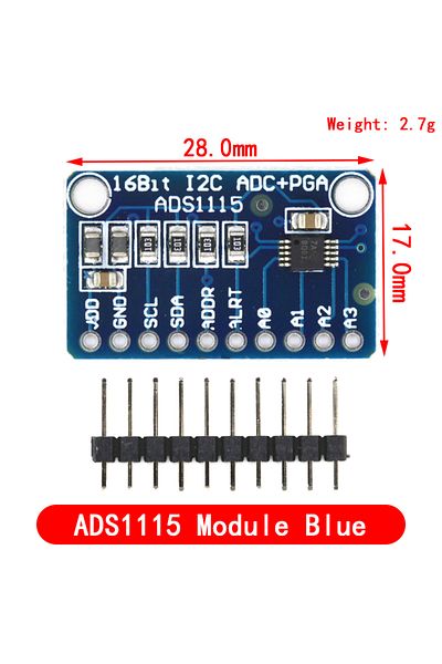 Choice Ads1115 Blue Ads1115 16 Bit I2c Module Precision Adc 4 Channel Development Board Pro Gain Amplifier