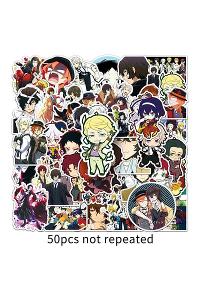 Choice Dmtz764-50pcs 50pcs Bungo Stray Dogs Sticker Phone Case Laptop Ledger Suitcase Diy Decorative Water