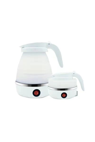 Choice Us White Foldable Portable Teapot Water Heater 600ml 110v 220v Electric Kettle For Travel Home Tea P