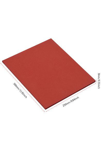 Aibecy 250x300x8mm Heat Pressing Mat Silicone Rubber Pad High Temperature Resistant Plate Compatible For Ea