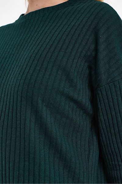 cankids Emerald Women's Ribbed Pajamas Set - Report and Sweatpants, Casual Home Wear
