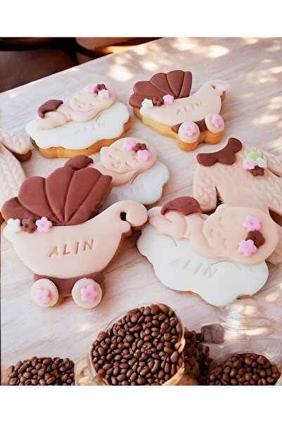 telaşe memuru كوكيز بيبي 20 قطعة - كوكيز مولود جديد - كوكيز بوتيك هدايا الطفل