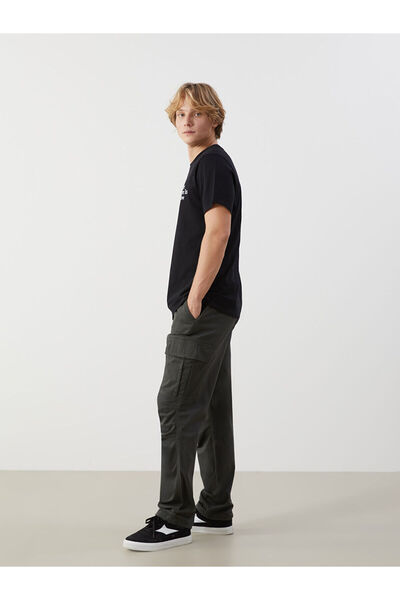 LC Waikiki New Season Comfortable Fit Gabardine Men's Cargo Trousers - S52938Z8