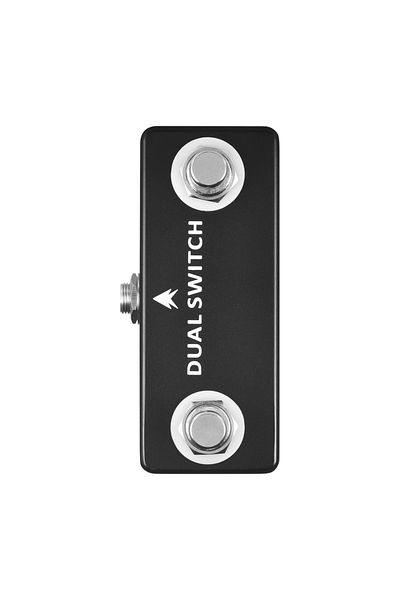 Miwayer Black Mosky Dual Switch Guitar Effect Pedal Dual Footswitch Foot Switch Pure Buffer Guitar Pedals Fu