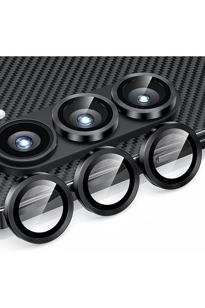 Choice Samsung Z Fold 6 Black Ring Cover 3pcs Camera Lens Film Back Tempered Glass For Samsung Z Fold 4 5 6