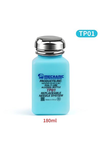Choice Tp01 6 Ounces Mechanic 180ml 100ml Empty Plastic Liquid Alcohol Bottle Esd Fluid Dispenser For Phone