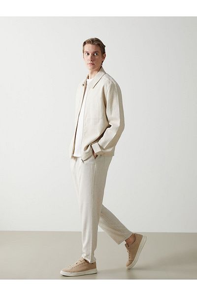 LC Waikiki Ανδρικό παντελόνι Standard Fit Line Blended