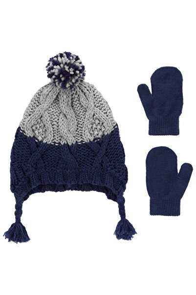 Carter's Baby Boy Beanie Gloves Set 2 Pack