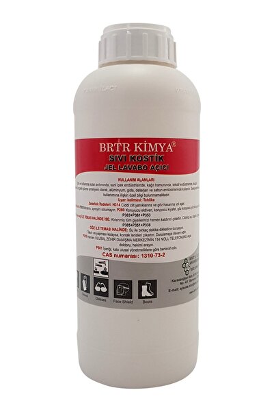 Brtr Jel Lavabo Açıcı 1Kg - Saf Sıvı Kostik